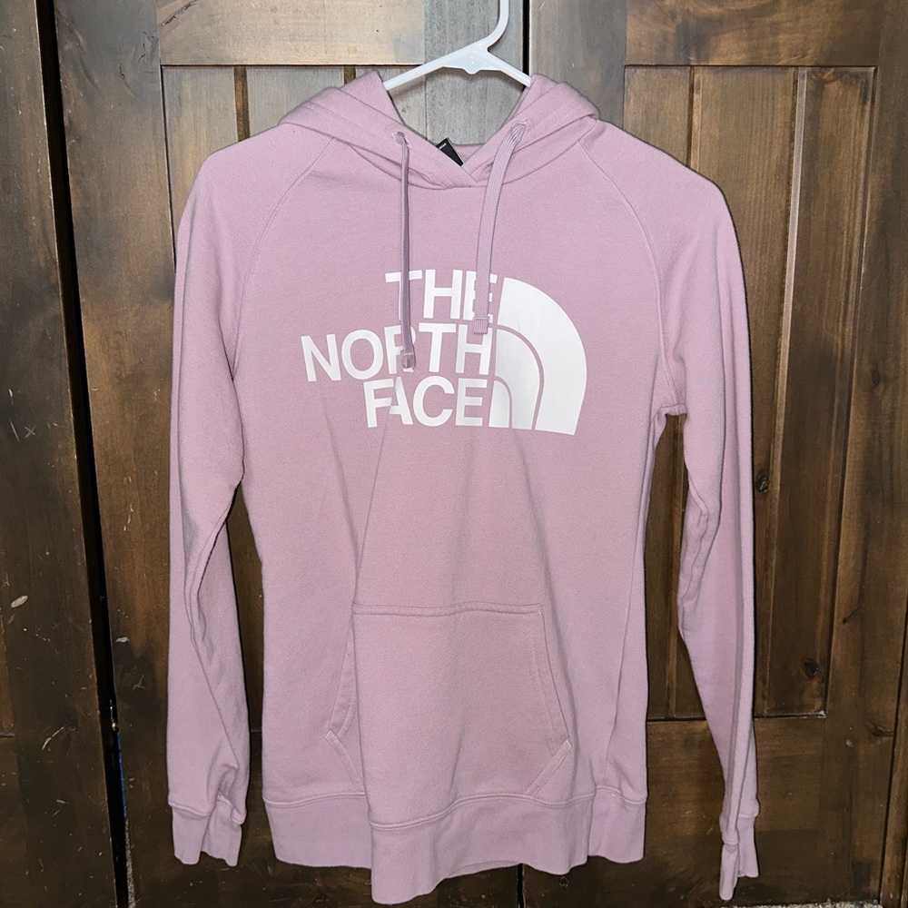 North face logo hoodie